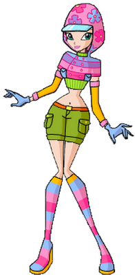 Tecna's raincoat - fullbody