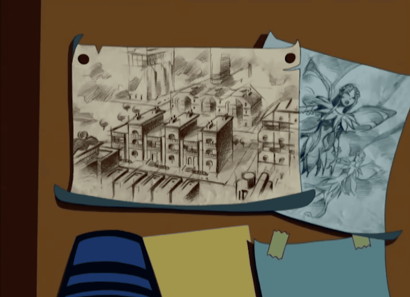 Rai dub opening scene - Bloom's drawings