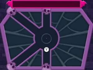 An image showing the fearleading rhythm mini-game during the 