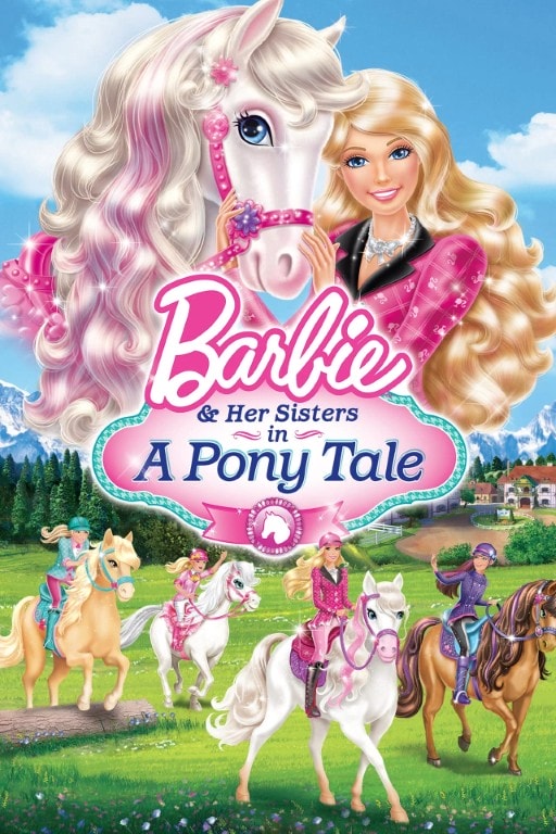 Poster for movie 'Barbie & Her Sisters in A Pony Tale'