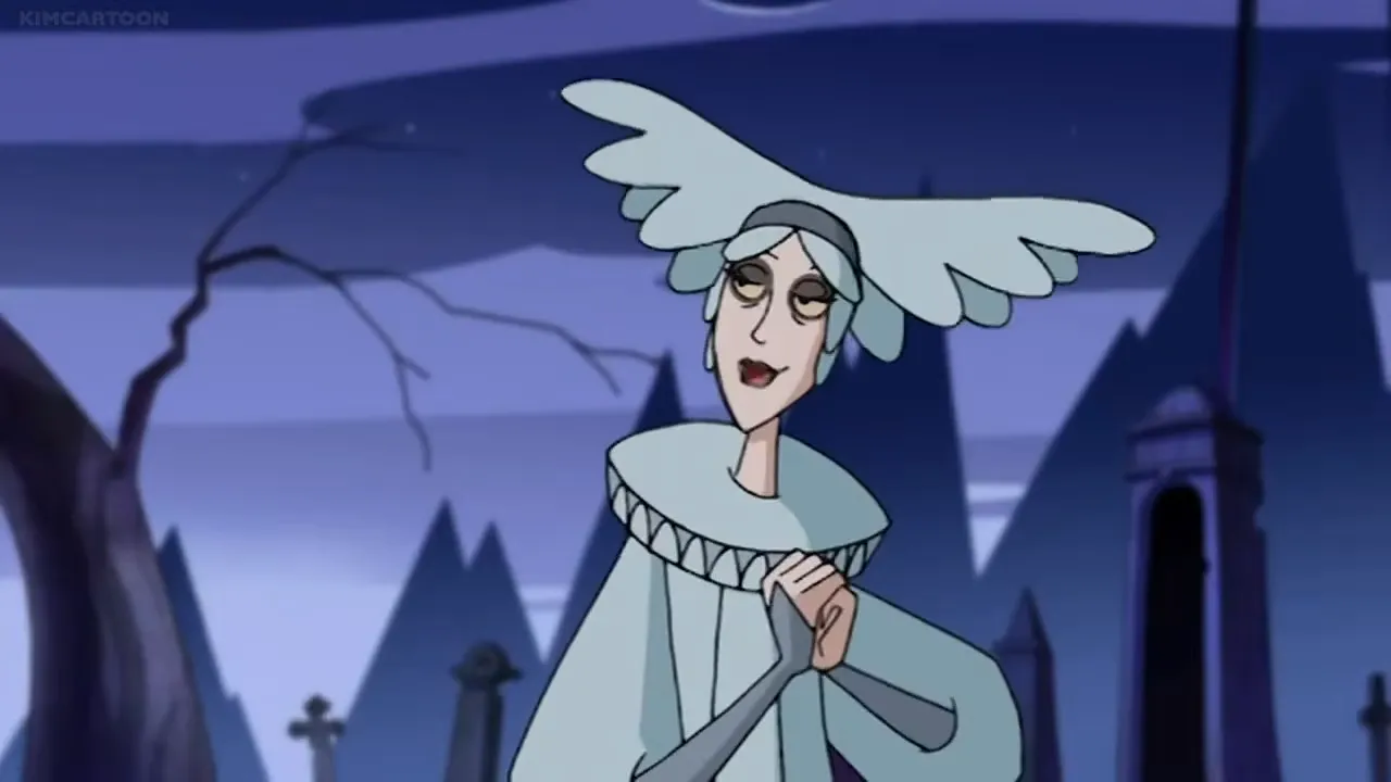 image of Lady Cryptina, close-up, showing her face.